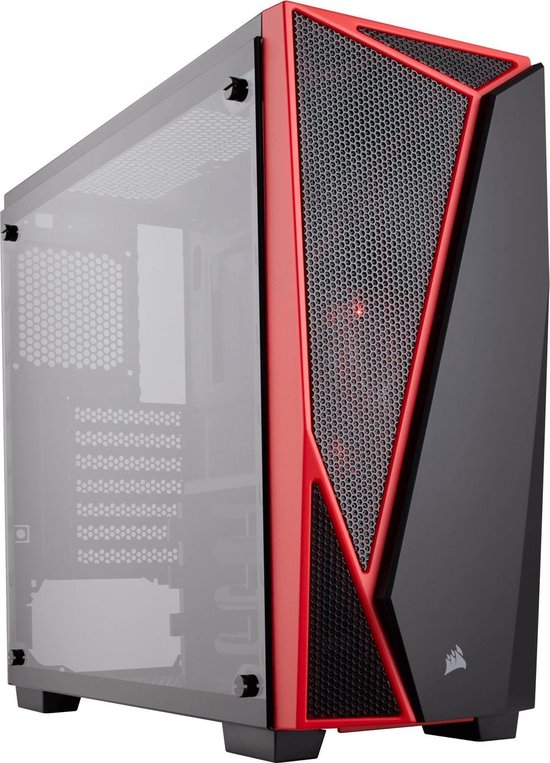 Corsair Carbide SPEC-04 Tempered Glass - Zwart/ - Rojo