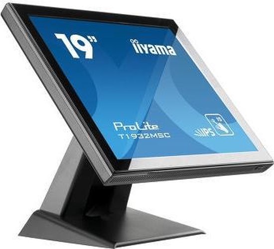 iiyama ProLite T1932MSC-B5AG touch screen-monitor 48,3 cm (19'') 1280 x 1024 Pixels Multi-touch Tafelblad - Zwart