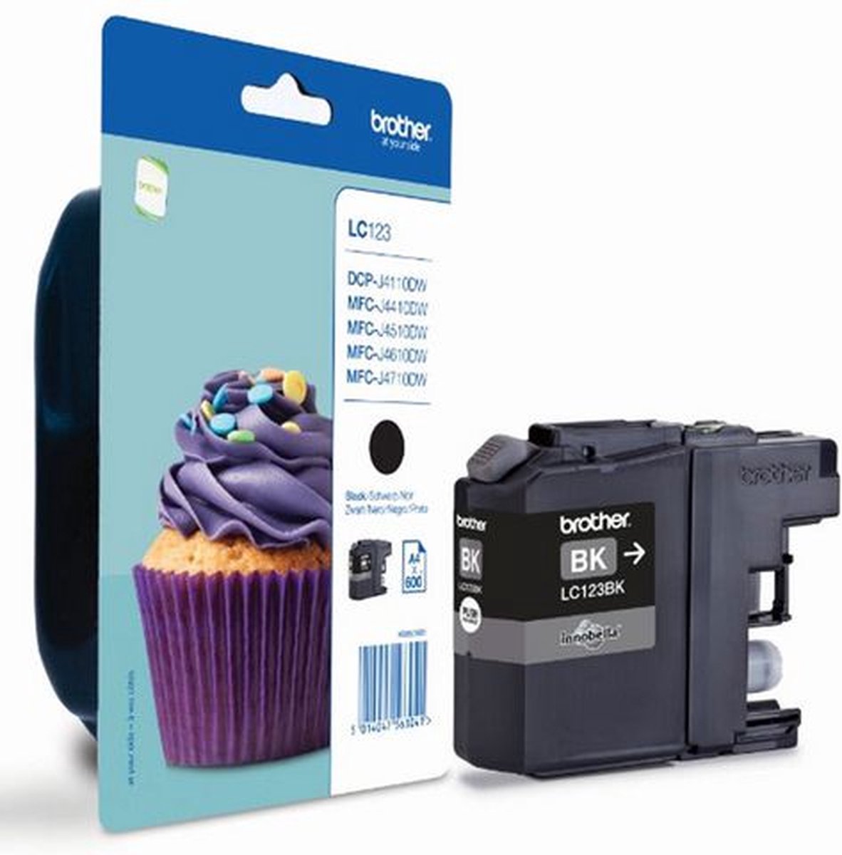 Brother LC-123BK - - Zwart