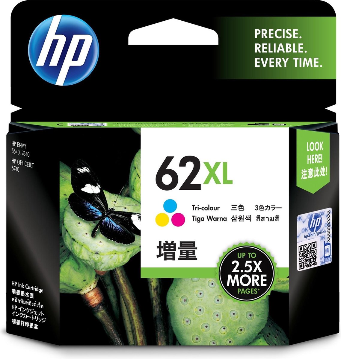 HP 62XL - Kleur