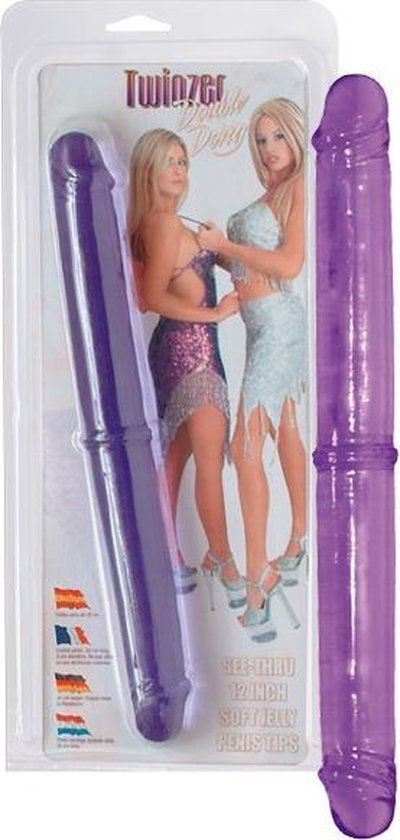 Seven Creations Twinzer Dubbele Dildo - Paars