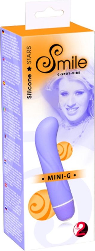 Sweet Smile Kleine G-spot Vibrator in het - Paars