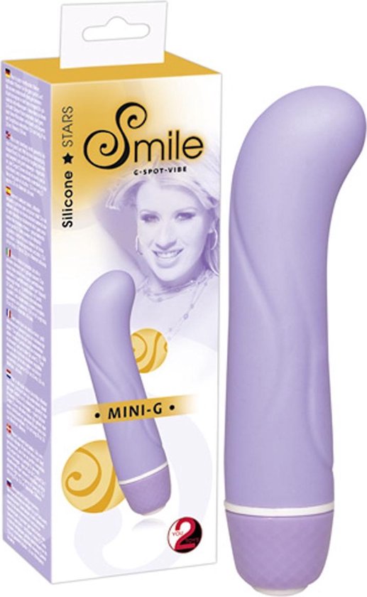 Sweet Smile Kleine G-spot Vibrator in het - Paars