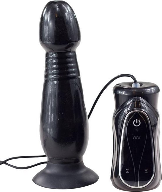 You2Toys Buttplug met stootfunctie - Zwart