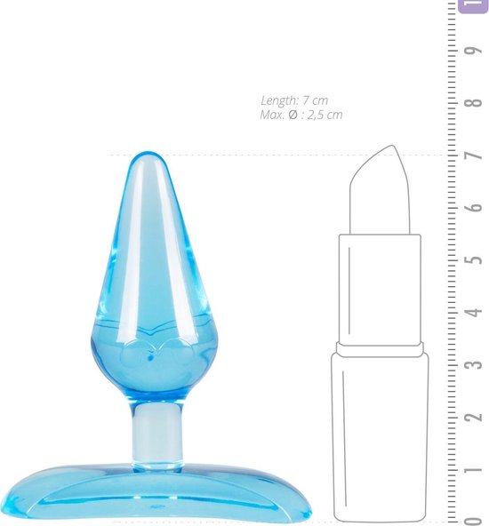 Klassieke buttplug - The Assifier - Blauw