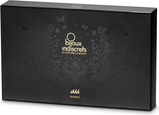 Bijoux Indiscrets Satijnen Blinddoek Shhh - Zwart