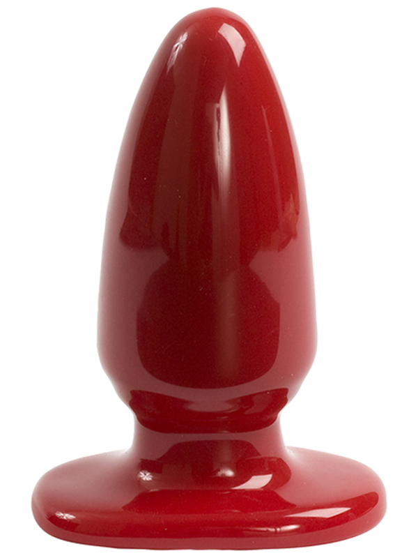 Red Grote rode butt plug - Rood