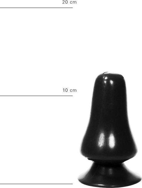 All Black Buttplug 12 cm - - Zwart