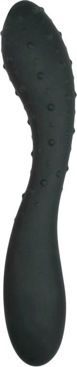 e dildo met noppen - Zwart