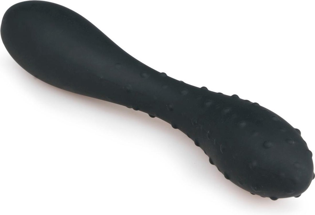 e dildo met noppen - Zwart