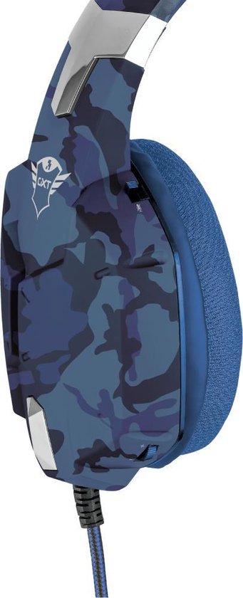 Trust GXT 322B Carus - Gaming Headset voor PS4, PS5, Xbox Series X en PC - Navi Camo - Zwart