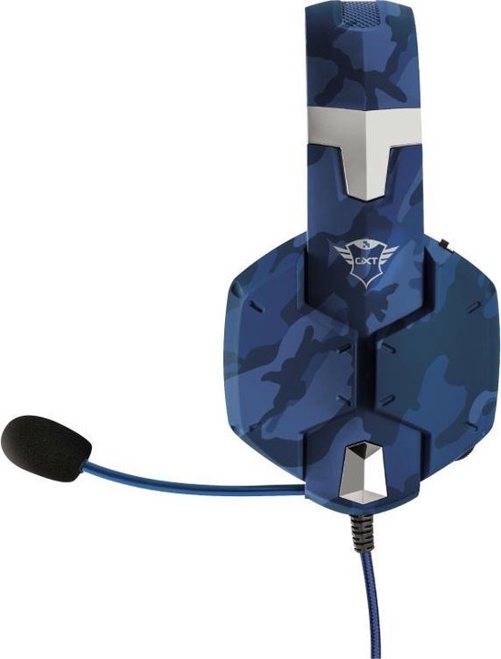 Trust GXT 322B Carus - Gaming Headset voor PS4, PS5, Xbox Series X en PC - Navi Camo - Zwart
