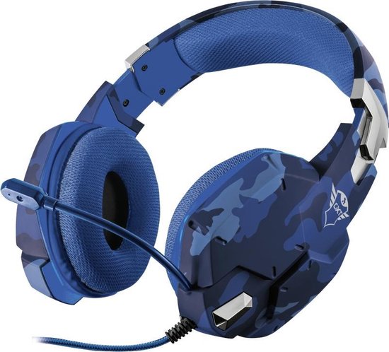 Trust GXT 322B Carus - Gaming Headset voor PS4, PS5, Xbox Series X en PC - Navi Camo - Zwart