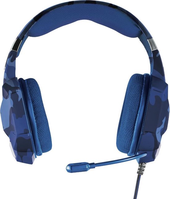 Trust GXT 322B Carus - Gaming Headset voor PS4, PS5, Xbox Series X en PC - Navi Camo - Zwart