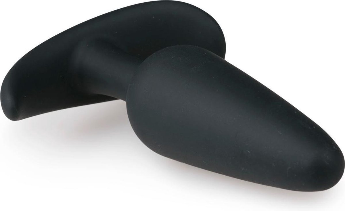 e grote buttplug met handvat - Zwart