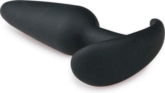 e grote buttplug met handvat - Zwart