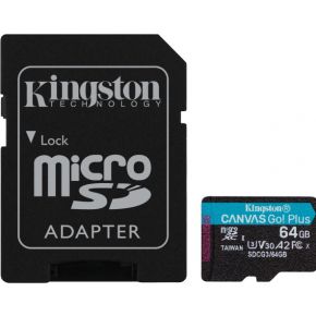 Kingston microSDXC Canvas Go Plus 64GB
