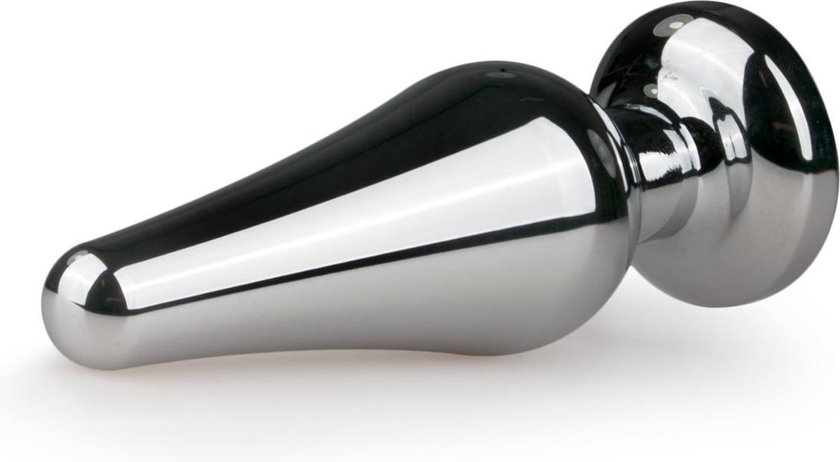 Buttplug met diamant - Zilver/ - Roze