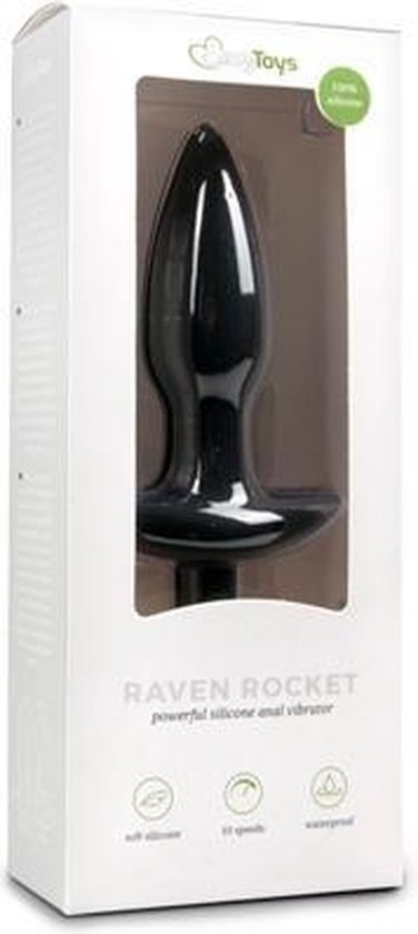 - Vibrerende buttplug - - Zwart