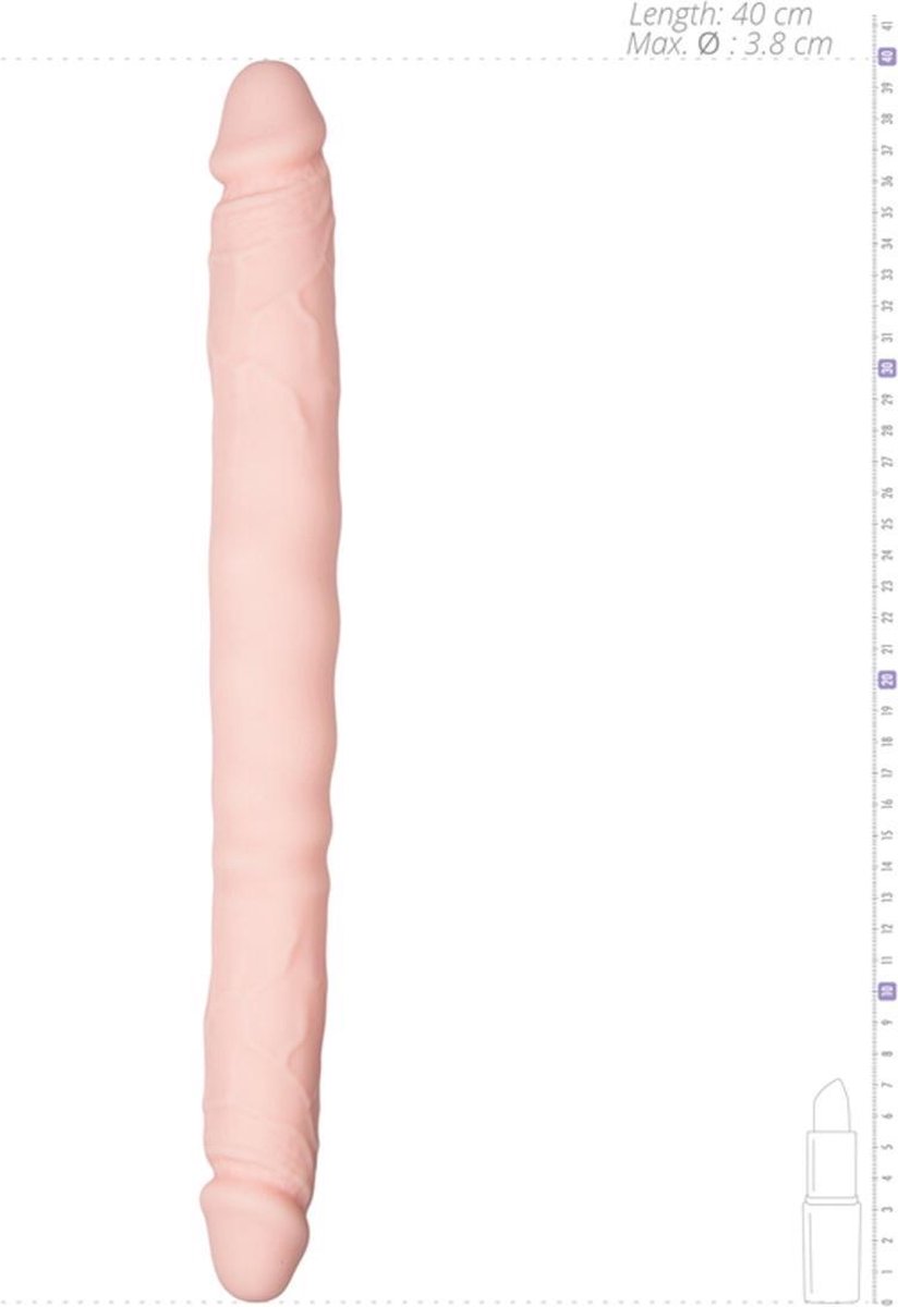 Double Ended Dildo - Huidkleur - Beige