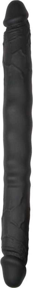 Double Ended Dildo - - Zwart