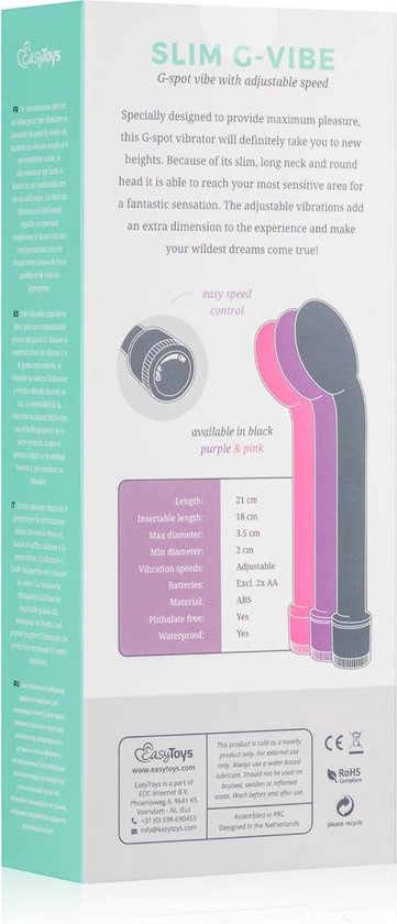 EasyToys G-spot Vibrator - Roze