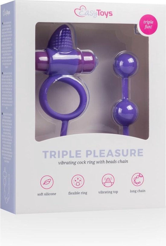Triple Pleasure Koppelspeeltje - - Paars