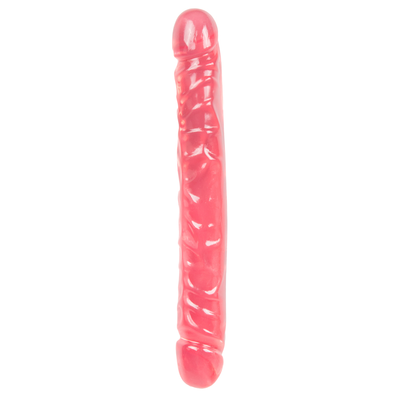 Crystal Jellies dubbele dildo - Roze