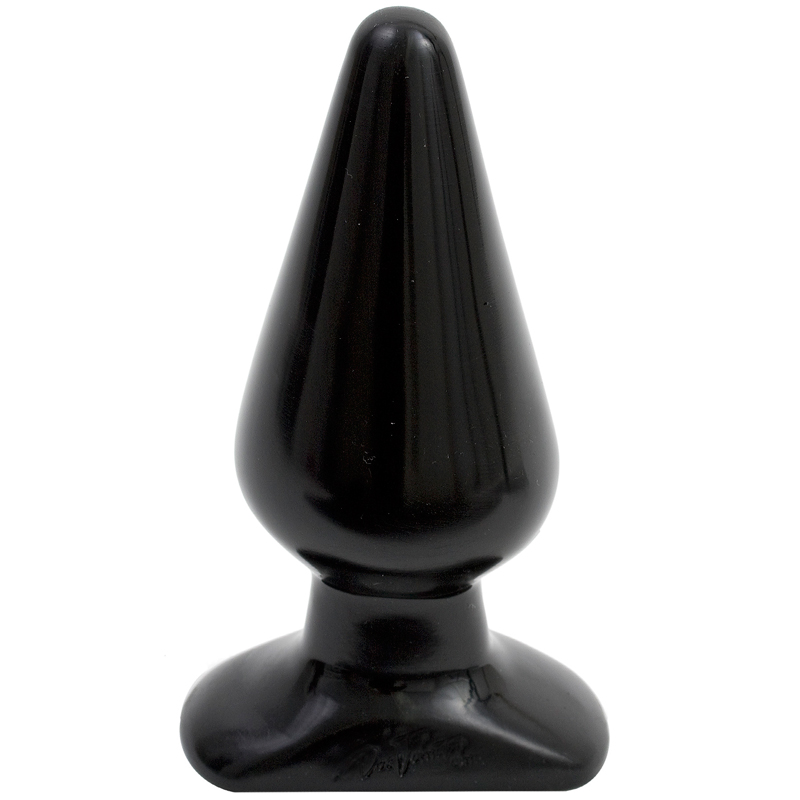 The Classics e Classic grote buttplug - Zwart