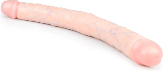 50cm dubbele dildo - Beige