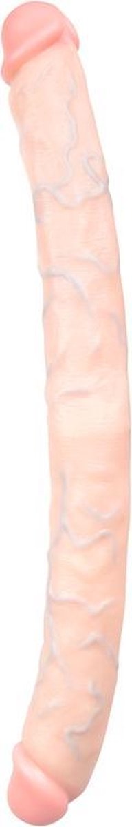50cm dubbele dildo - Beige