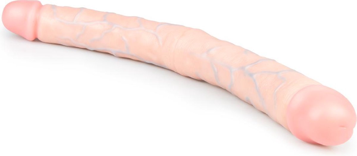 50cm dubbele dildo - Beige