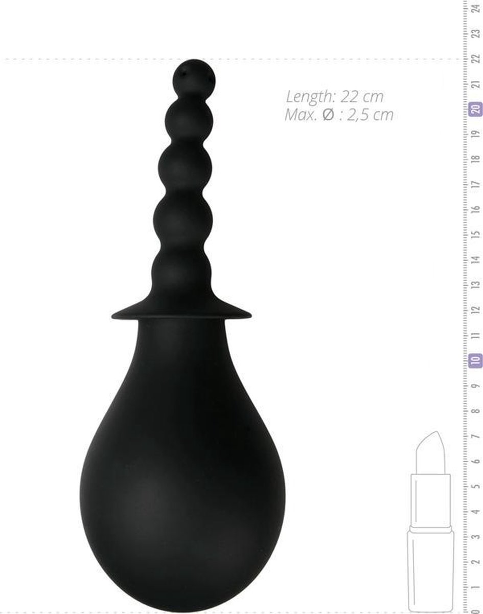 Steamy Douche - Anaal Douche - Zwart