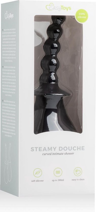 Steamy Douche - Anaal Douche - Zwart
