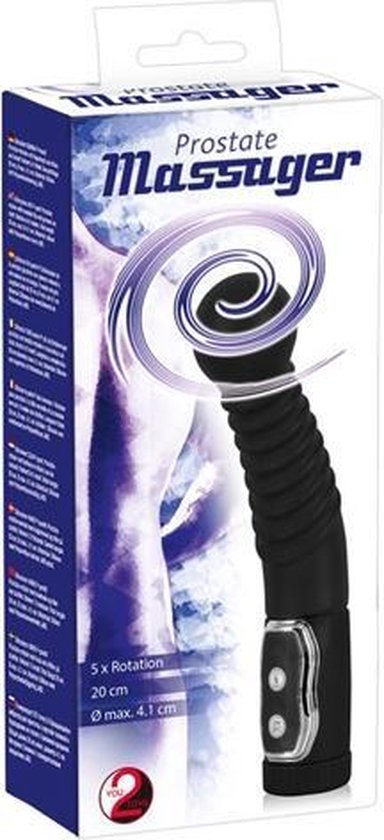 You2Toys Prostate Twister - Prostaat-/G-spotvibrator - Zwart