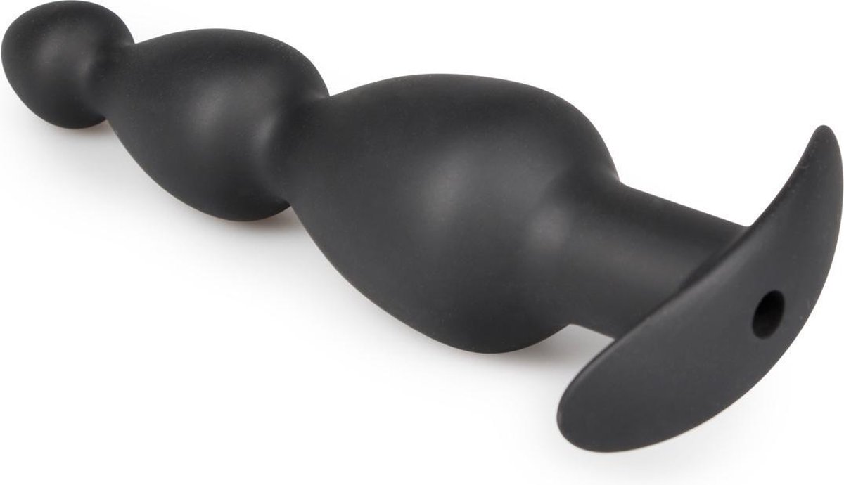Sinner Gear Holle Siliconen Buttplug - Zwart