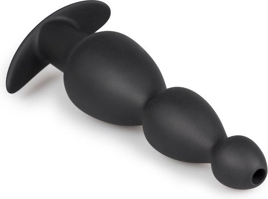 Sinner Gear Holle Siliconen Buttplug - Zwart