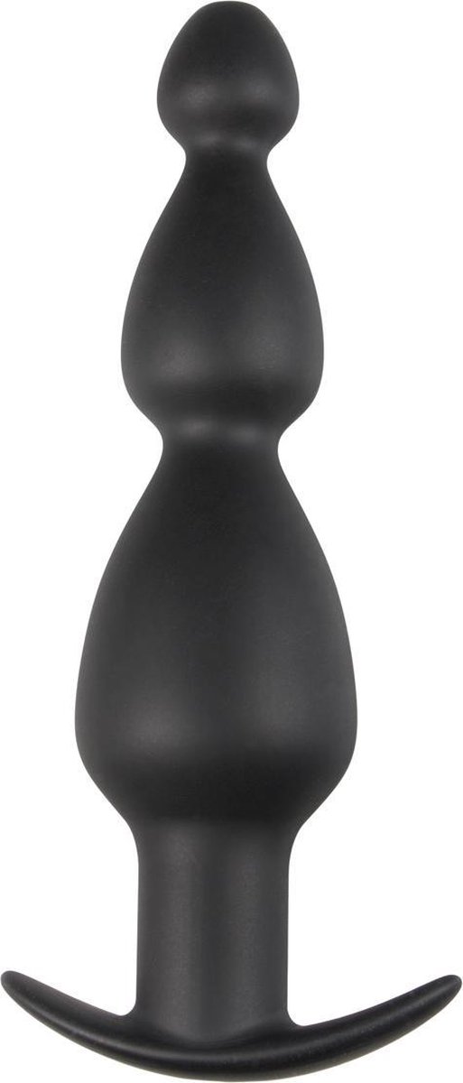 Sinner Gear Holle Siliconen Buttplug - Zwart