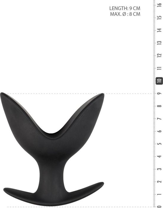 Sinner Gear Siliconen Anker Buttplug - Klein - Zwart