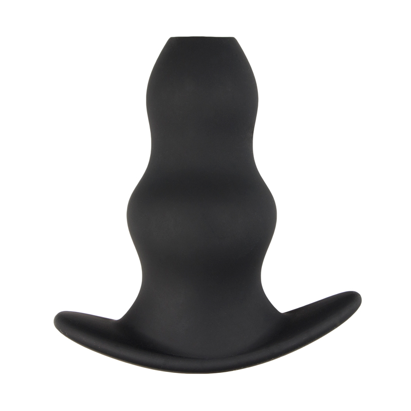 Sinner Gear Holle Siliconen Buttplug - Medium - Zwart