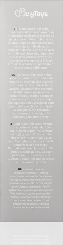 Siliconen Buttplug Met Diamant - - Roze