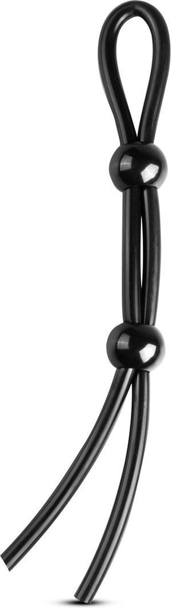 Dubbele Verstelbare Cockring - Zwart