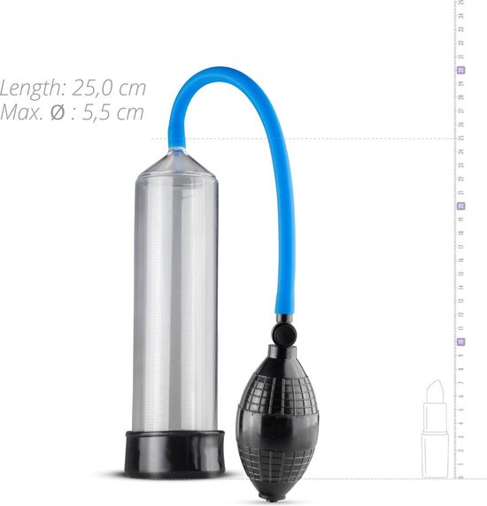 Penispomp Met Knijpbal - Transparant