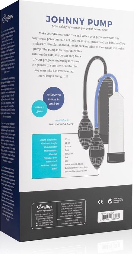 Penispomp Met Knijpbal - Transparant
