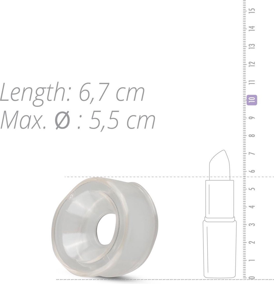 Penispomp Sleeve - Transparant