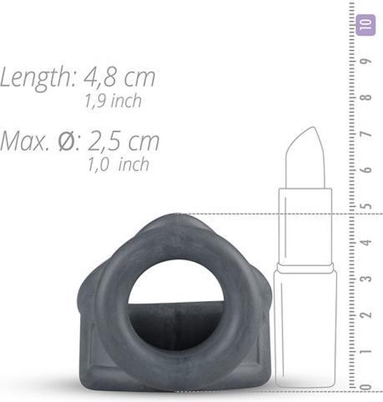 Boners Liquid Silicone 2 in 1 Ballstretcher - Grijs