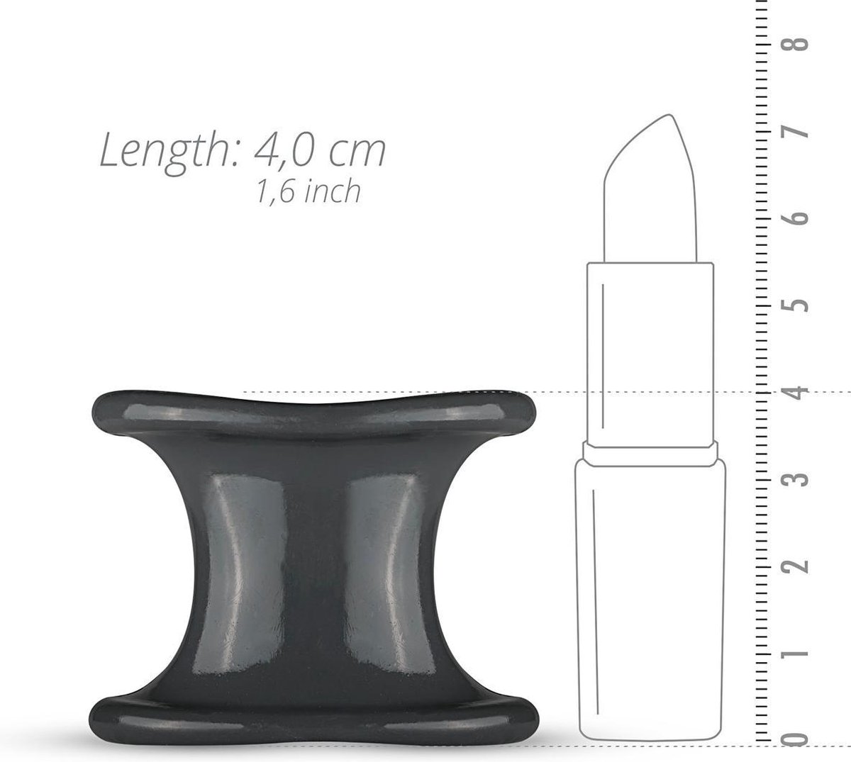 Boners Liquid Silicone Ball Stretcher - Grijs