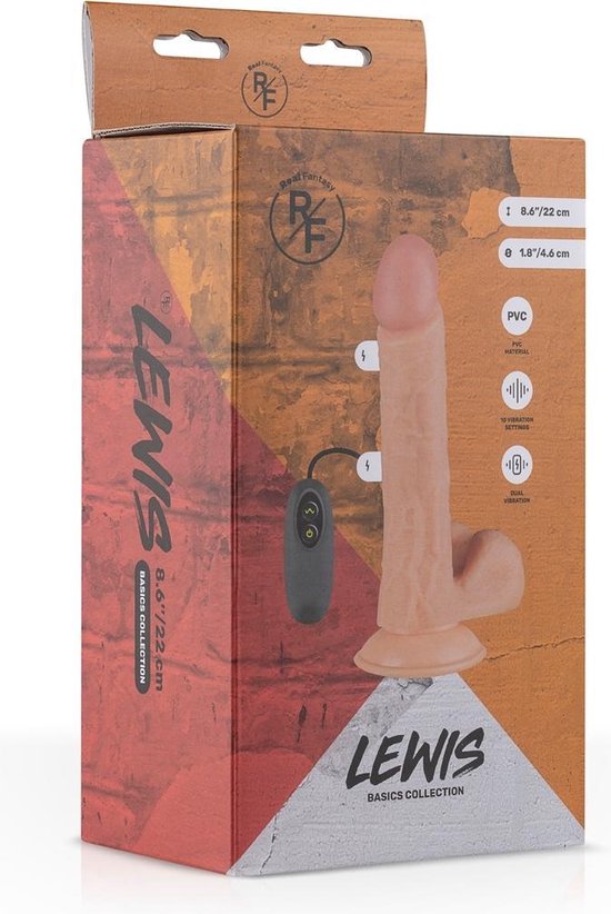 Real Fantasy Lewis Realistische Vibrator - Beige