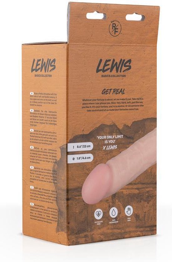 Real Fantasy Lewis Realistische Vibrator - Beige