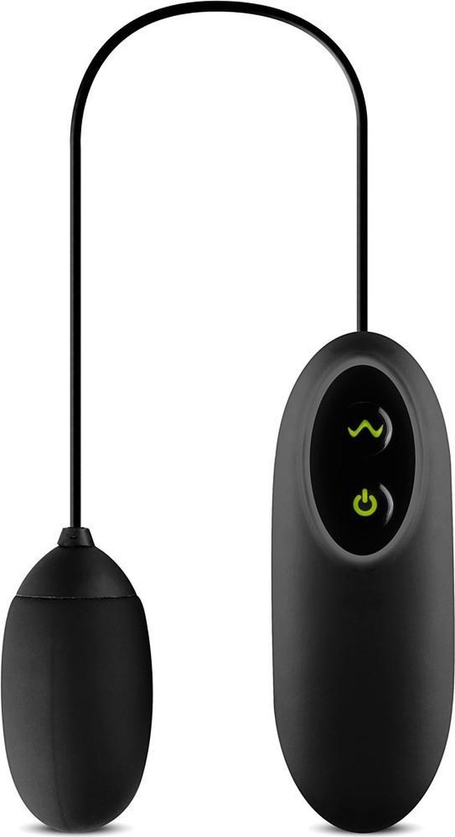 Blix - Vibratie-Eitje Met Afstandsbediening - - Zwart